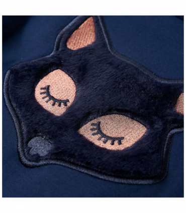 Kids' Sweatshirt Navy Blue 128