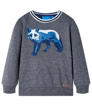 Kids' Sweatshirt Navy Melange 104