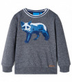 Kids' Sweatshirt Navy Melange 104