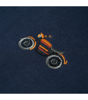 Kids' Sweatshirt Navy Melange 104