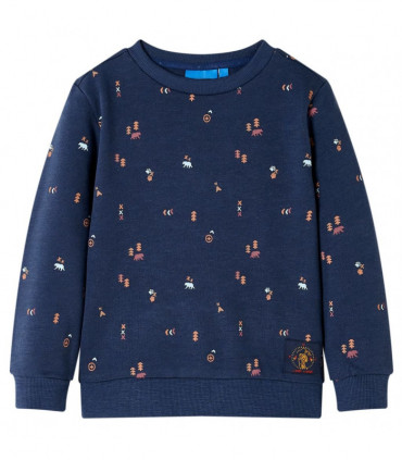 Kids' Sweatshirt Navy Melange 116