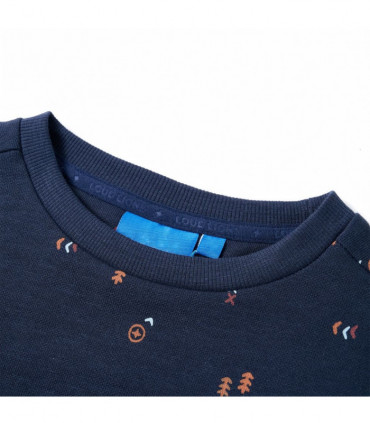 Kids' Sweatshirt Navy Melange 116