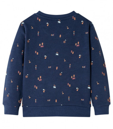 Kids' Sweatshirt Navy Melange 128