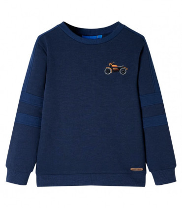 Kids' Sweatshirt Navy Melange 92