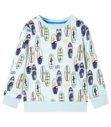 Kids' Sweatshirt Soft Blue Melange 116