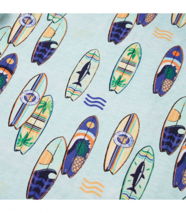 Kids' Sweatshirt Soft Blue Melange 116