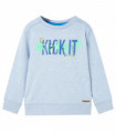 Kids' Sweatshirt Soft Blue Melange 128