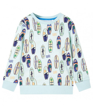 Kids' Sweatshirt Soft Blue Melange 128