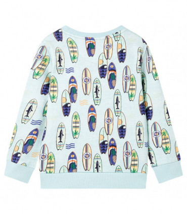 Kids' Sweatshirt Soft Blue Melange 128