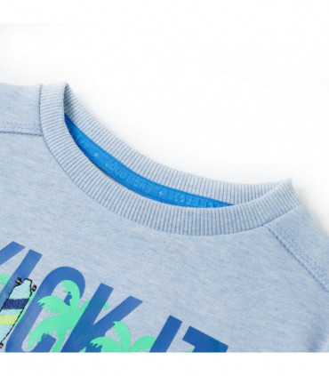 Kids' Sweatshirt Soft Blue Melange 140