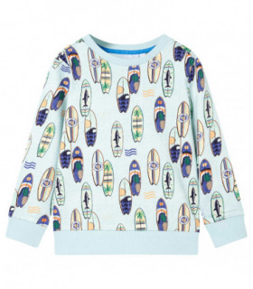 Kids' Sweatshirt Soft Blue Melange 140