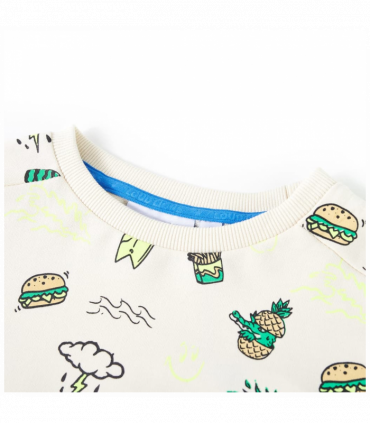 Kids' Sweatshirt Soft Ecru 116
