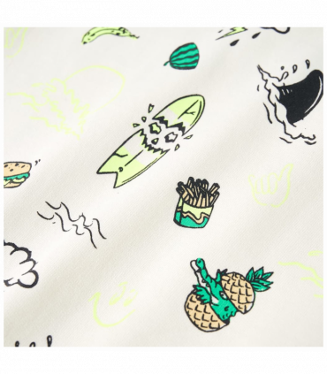 Kids' Sweatshirt Soft Ecru 116