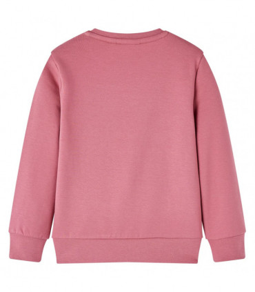 Kids' Sweatshirt Velvet Patchwork Raspberry 128