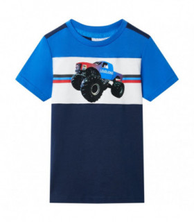 Kids' T-shirt Blue and Navy 104