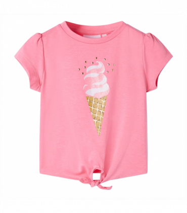 Kids' T-shirt Bright Fluo Pink 116