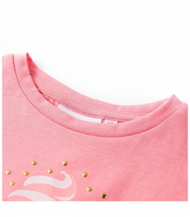 Kids' T-shirt Bright Fluo Pink 116
