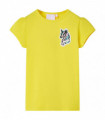Kids' T-shirt Bright Yellow 140