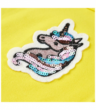 Kids' T-shirt Bright Yellow 140