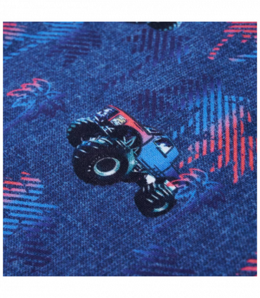 Kids' T-shirt Dark Blue Melange 104