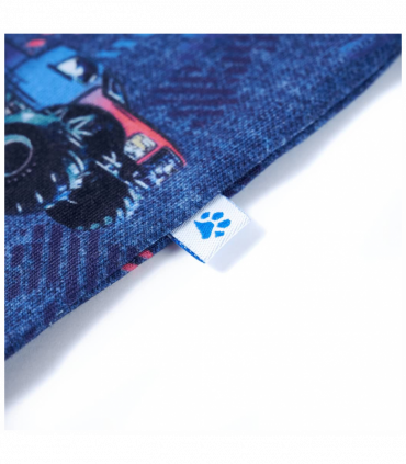 Kids' T-shirt Dark Blue Melange 104