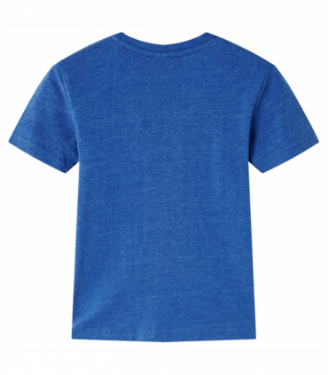 Kids' T-shirt Dark Blue Melange 128
