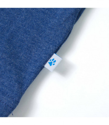 Kids' T-shirt Dark Blue Melange 128