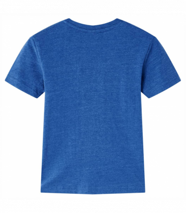 Kids' T-shirt Dark Blue Melange 140