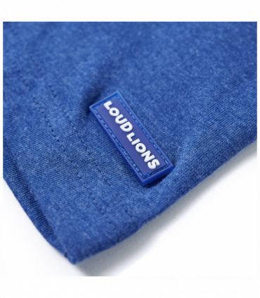 Kids' T-shirt Dark Blue Melange 140