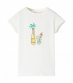 Kids' T-shirt Ecru 116