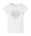Kids' T-shirt Ecru 128