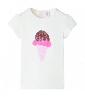 Kids' T-shirt Ecru 128
