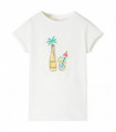 Kids' T-shirt Ecru 128