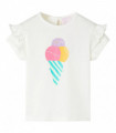 Kids' T-shirt Ecru 128