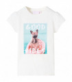Kids' T-shirt Ecru 140