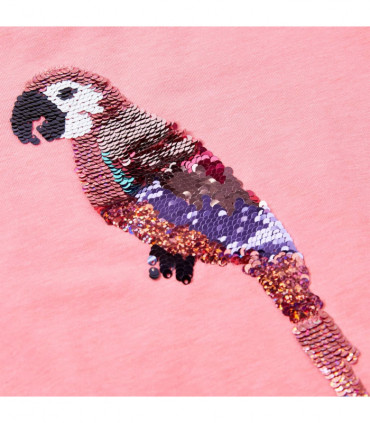 Kids' T-shirt Fluo Pink 128