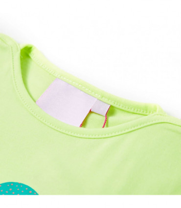 Kids' T-shirt Fluo Yellow 116