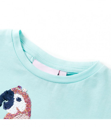 Kids' T-shirt Light Aqua 140