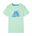 Kids' T-shirt Light Green 128