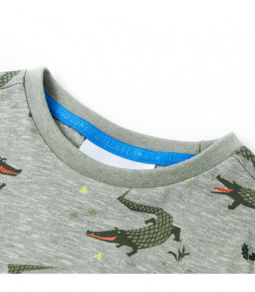 Kids' T-shirt Light Khaki Melange 116