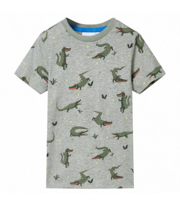 Kids' T-shirt Light Khaki Melange 140