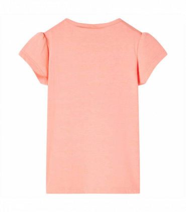 Kids' T-shirt Neon Coral 116