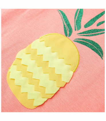 Kids' T-shirt Neon Coral 140