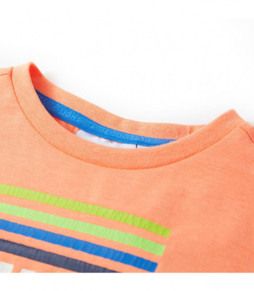 Kids' T-shirt Neon Orange 128