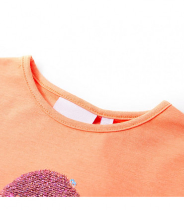 Kids' T-shirt Neon Orange 128