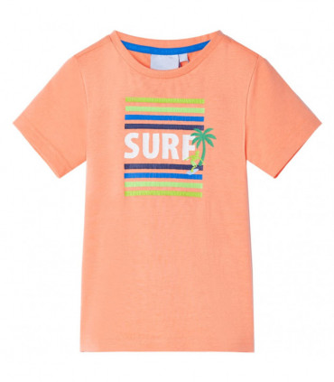 Kids' T-shirt Neon Orange 140