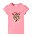 Kids' T-shirt Neon Pink 116