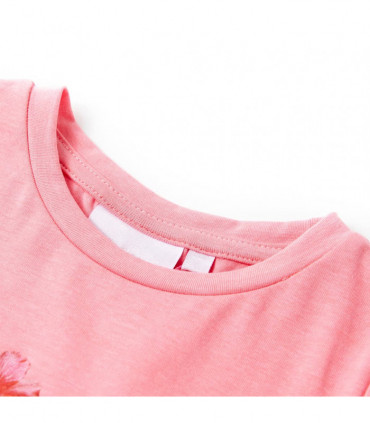 Kids' T-shirt Neon Pink 116