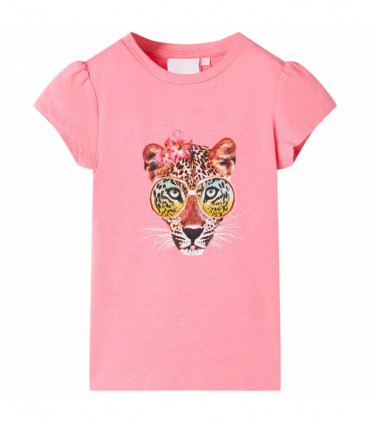 Kids' T-shirt Neon Pink 140
