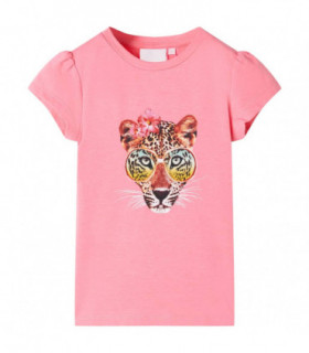 Kids' T-shirt Neon Pink 92